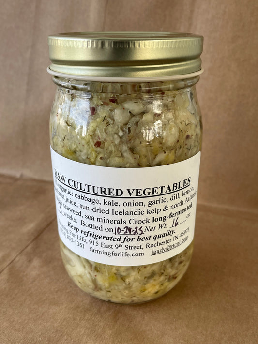 Raw Cultured Vegetables