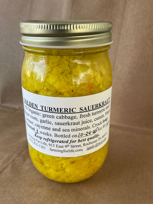 Ferments - Golden Turmeric Sauerkraut